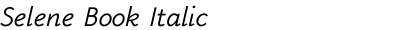 Selene Book Italic
